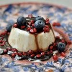 Panna cotta mangue fruit de la passion