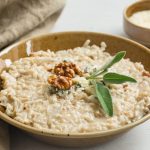 Risotto au gorgonzola et aux poires