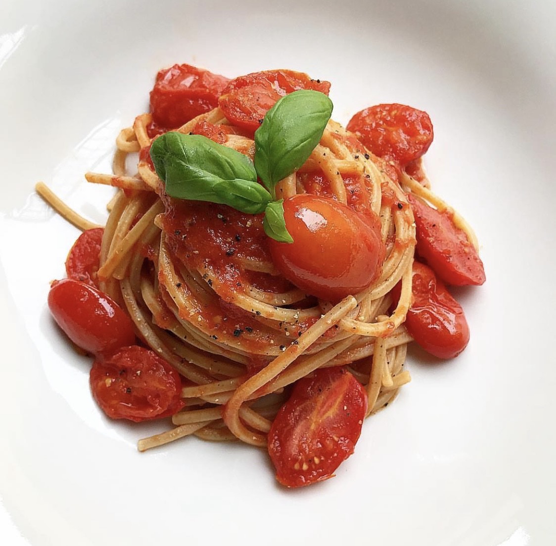 Spaghetti sauce tomate