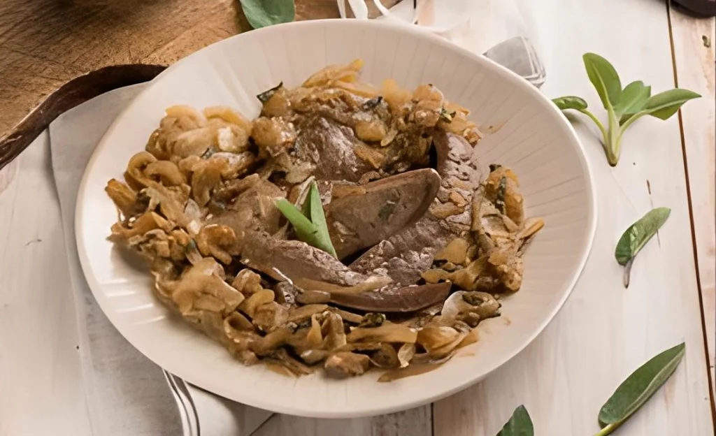 Foie de veau à la vénitienne