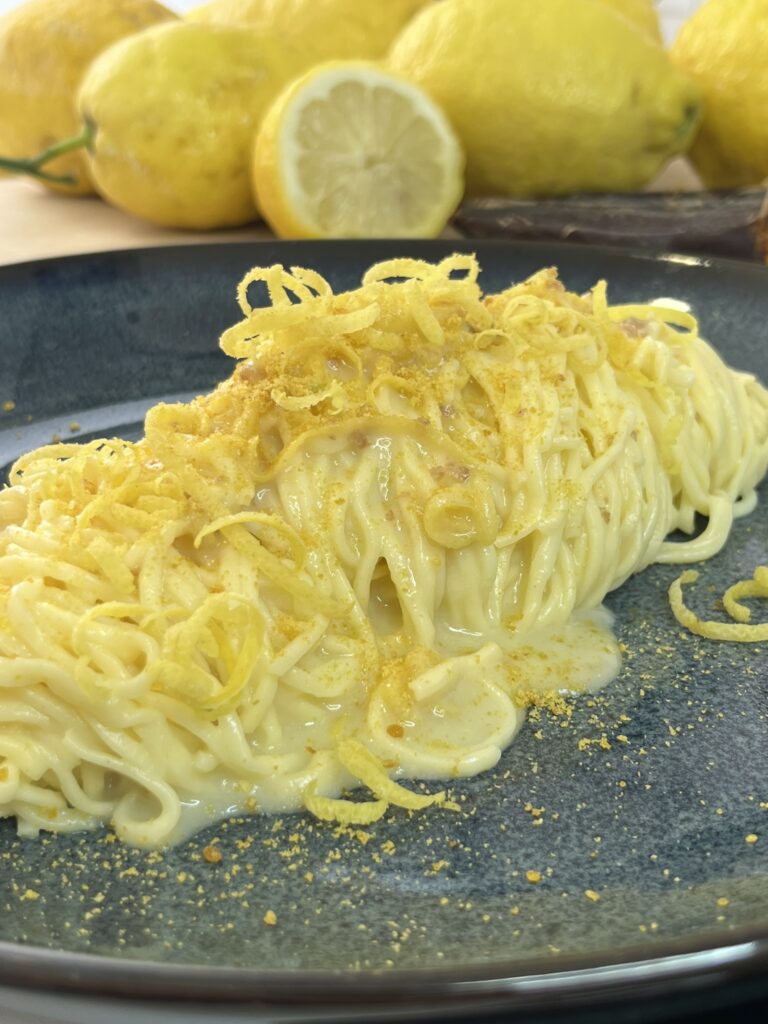 Tagliolini au citron et à la poutargue