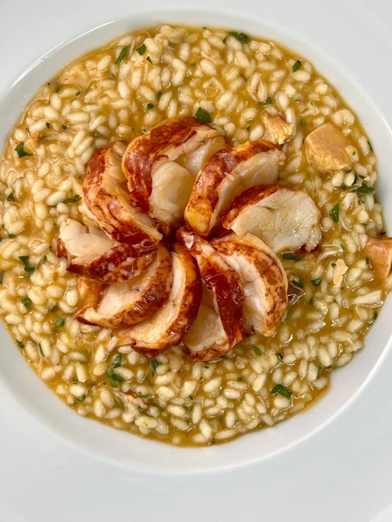 Risotto au homard