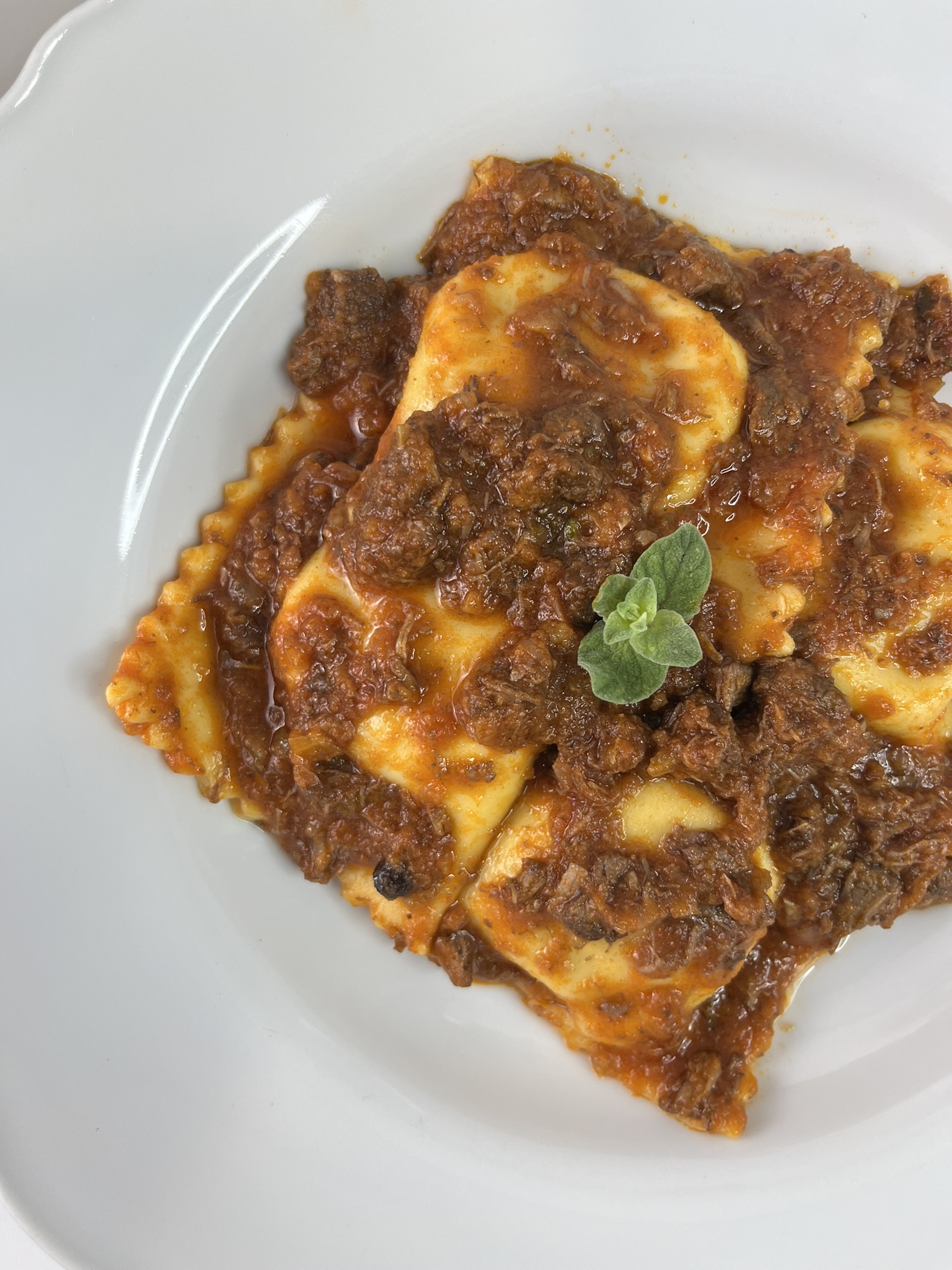 Tortelli mugellani au ragoût de sanglier