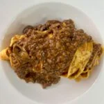 Tortelli mugellani au ragoût de sanglier