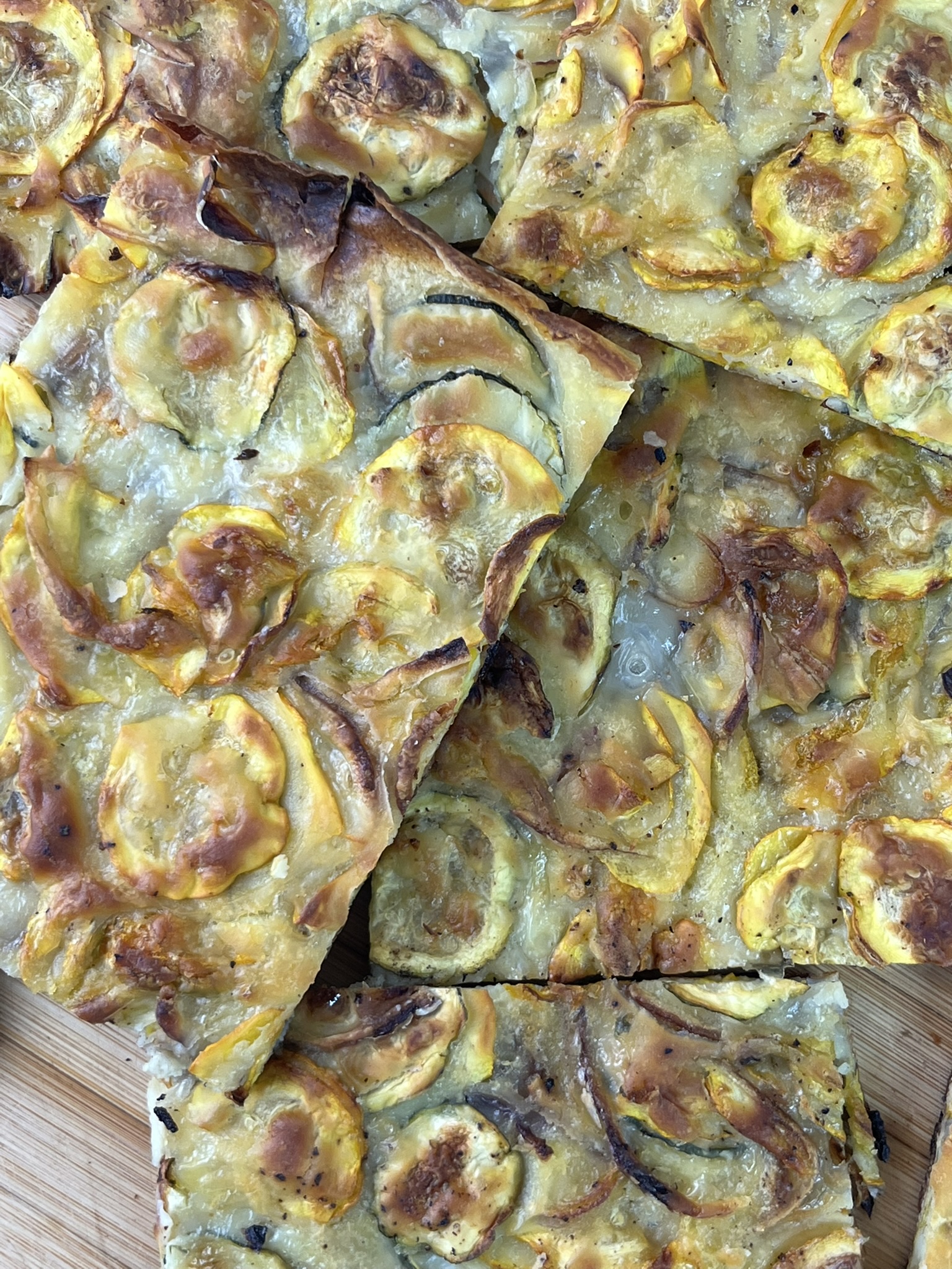 Scarpaccia de courgette de Camaiore