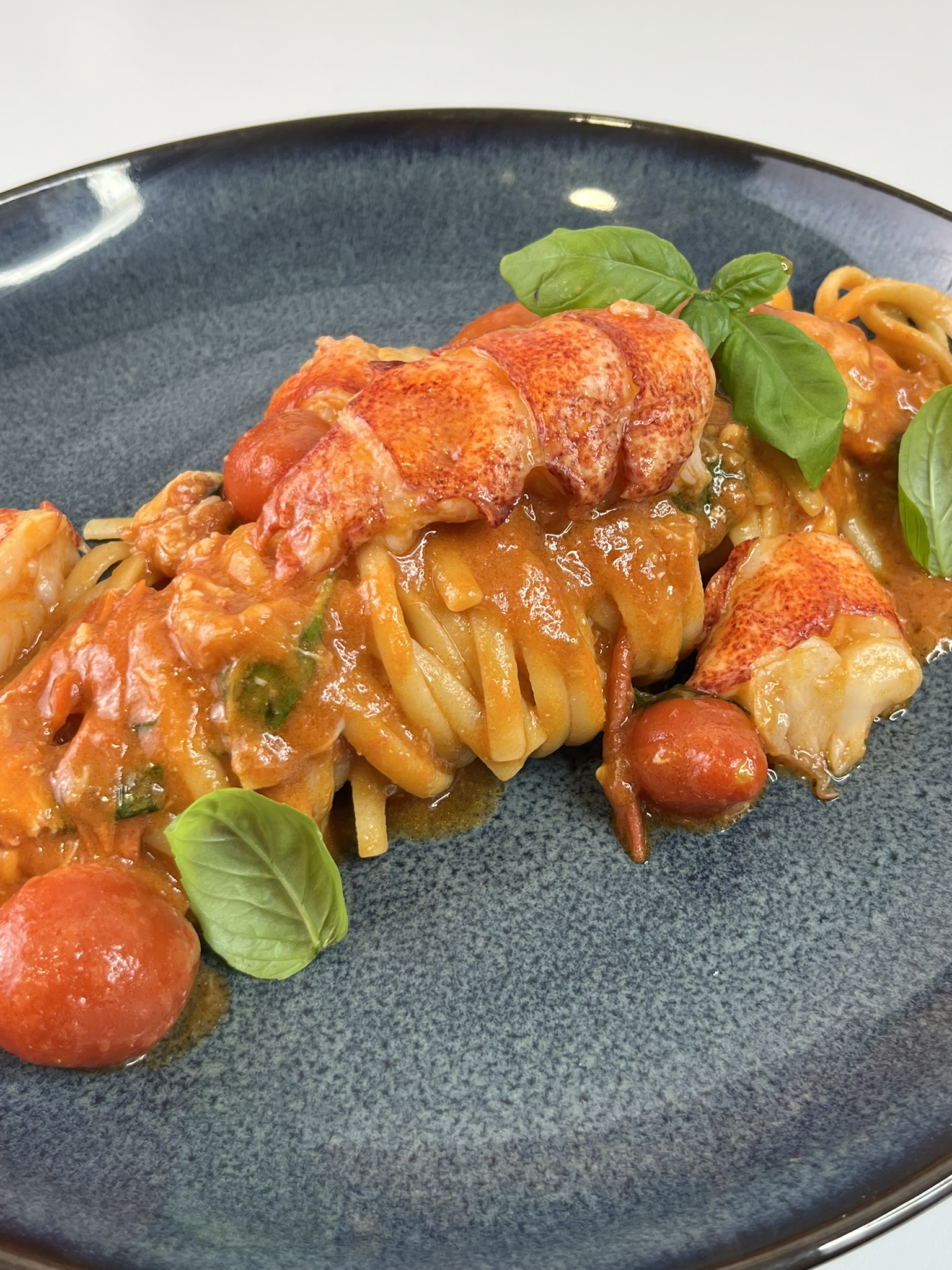Linguine au homard